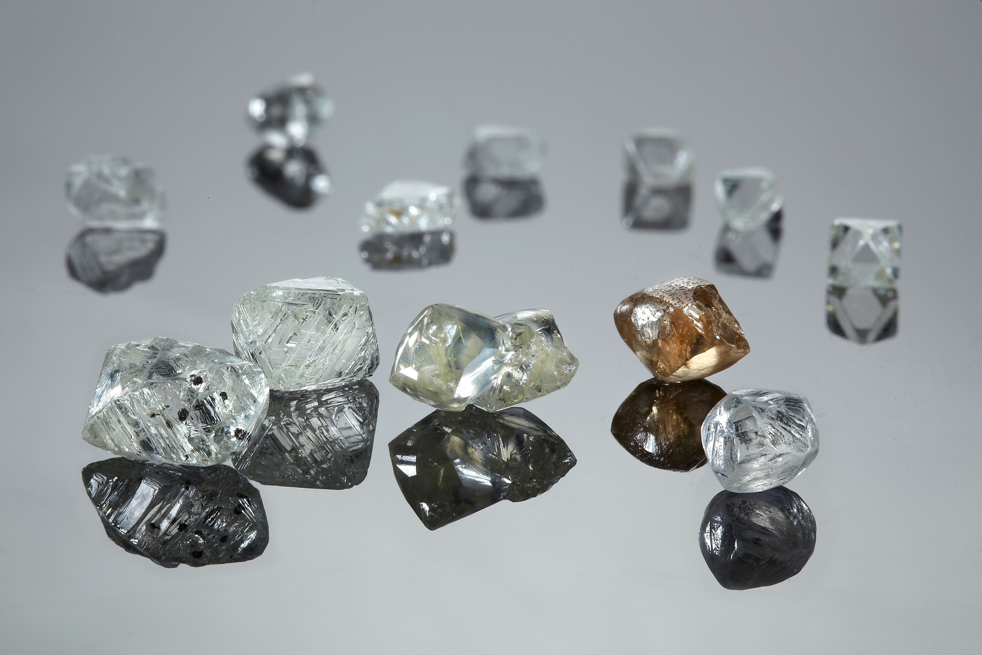 Uncut diamonds